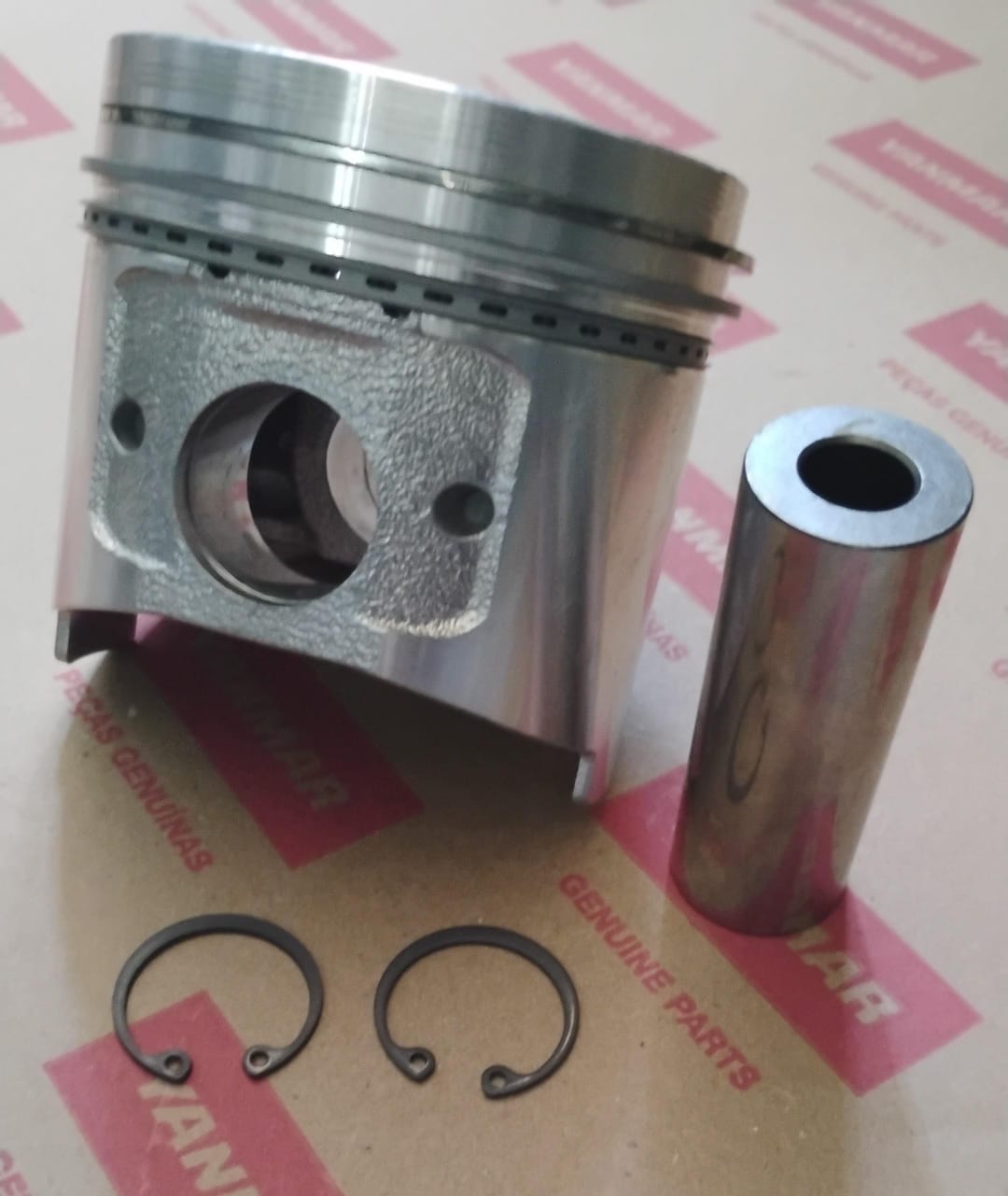 PISTAO C/ ANEIS DO MOTOR DIESEL