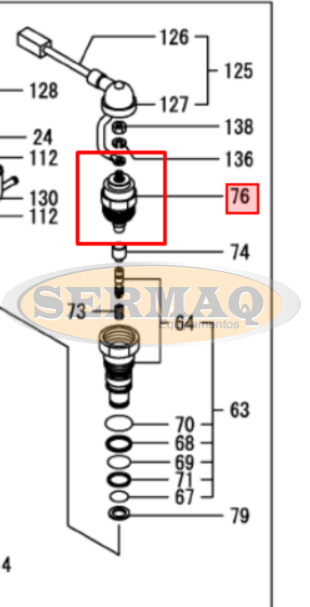 SOLENOIDE DA BOMBA INJETORA DO MOTOR DIESEL