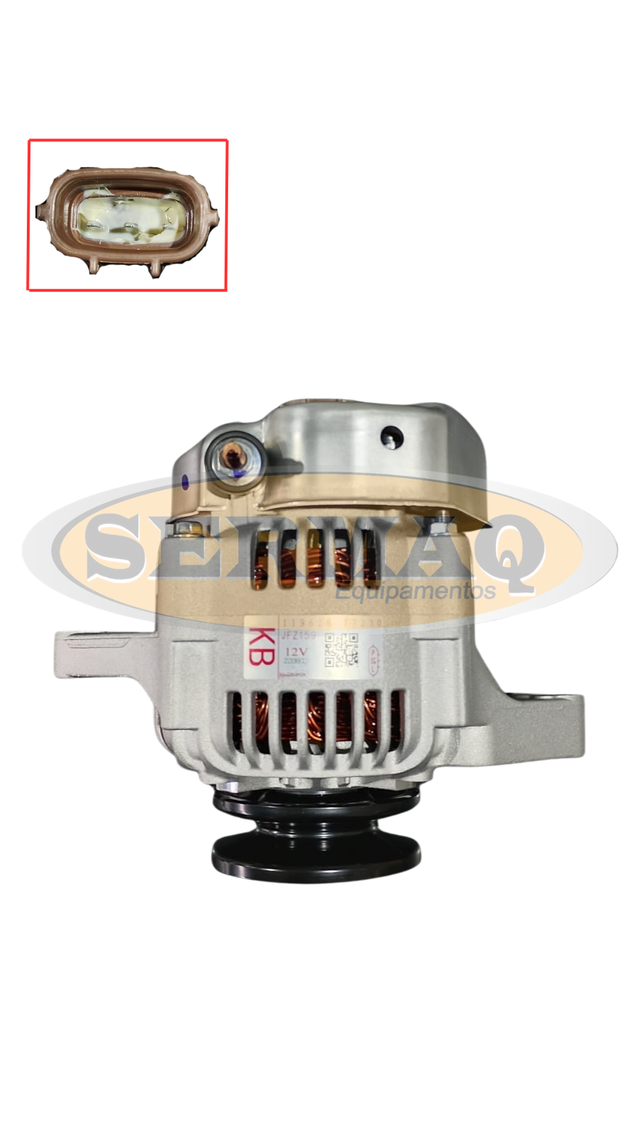 ALTERNADOR 12V-55A MOTOR DIESEL