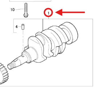 VIRABREQUIM MOTOR CONJ SV08